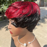 Human Hair Wigs Short Pixie Cut Wig Human