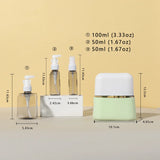 In And Travel Bottles Set Shampoo Shower Gel