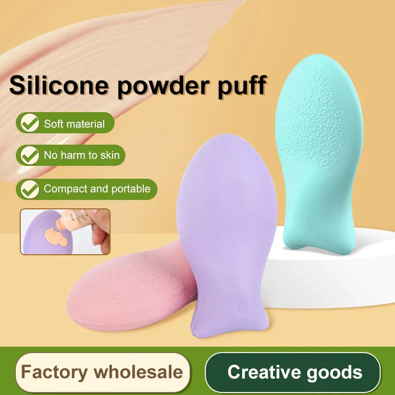 New Silicone Makeup Sponge Jelly Puff Makeup Do