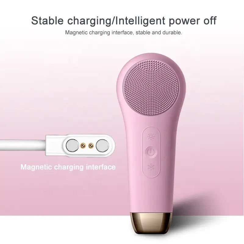 Home Use Silicone Facial Cleansing Brush With Hot