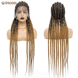 Full Lace Front Cornrow Double Dutch Braided Wigs