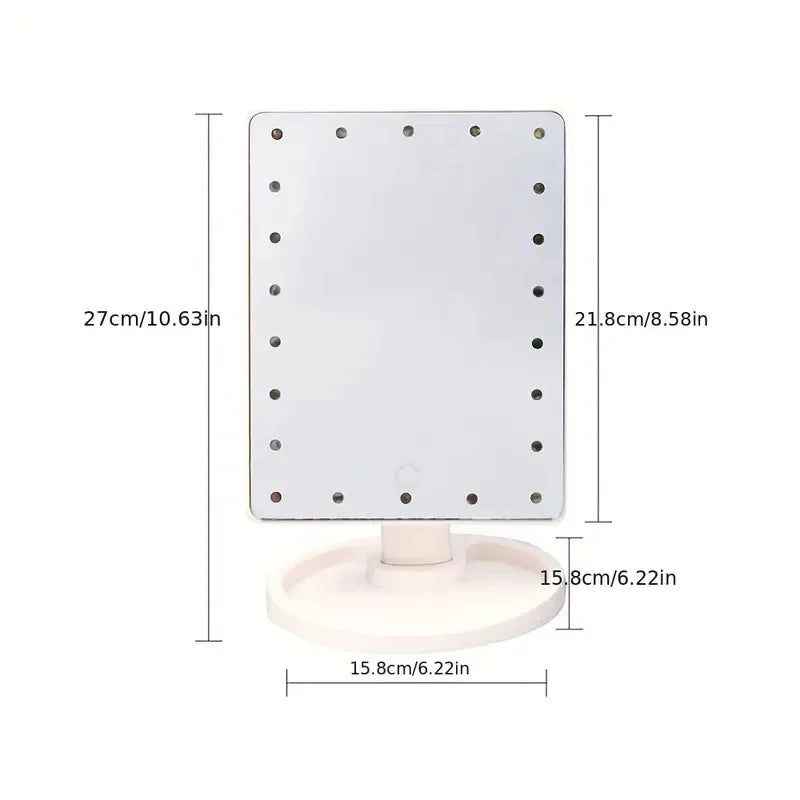 Led Desktop Night Light Makeup Mirror Desktop Degree