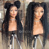 Inches Synthetic Lace Braided Wigs Butterfly Braids Lace