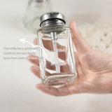 Nail Refillable Glass Bottles Empty Press Pump Dispenser