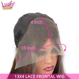 Density Highlight B Burgundy X Lace Frontal