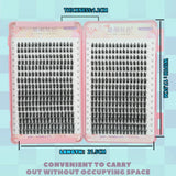 Fake Eyelashes Clusters Individual Lashes Mixed Length