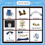 Nilou Cosplay Costume Genshin Impact Carnival Uniform Anime