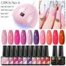 Gel Nail Polish Set With W