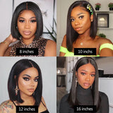 Bob Wig Brazilian Hair Lace Front Human Hair