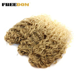 Freedom Synthetic Deep Wavy Twist Crochet Hair Afro