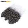 Freedom Synthetic Deep Wavy Twist Crochet Hair Afro