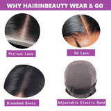 Deep Wave X Closure Glueless Wig Human Hair