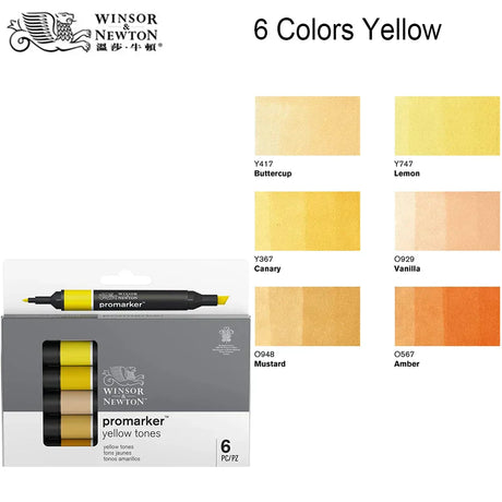 Winsor&Newton Colors Promarkers Alcohol Base Ink Twin
