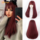 Meifan Long Lolita Ombre Harajuku Wig With Bang