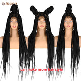 Synthetic Full Lace Front Wigs Large Box Braided