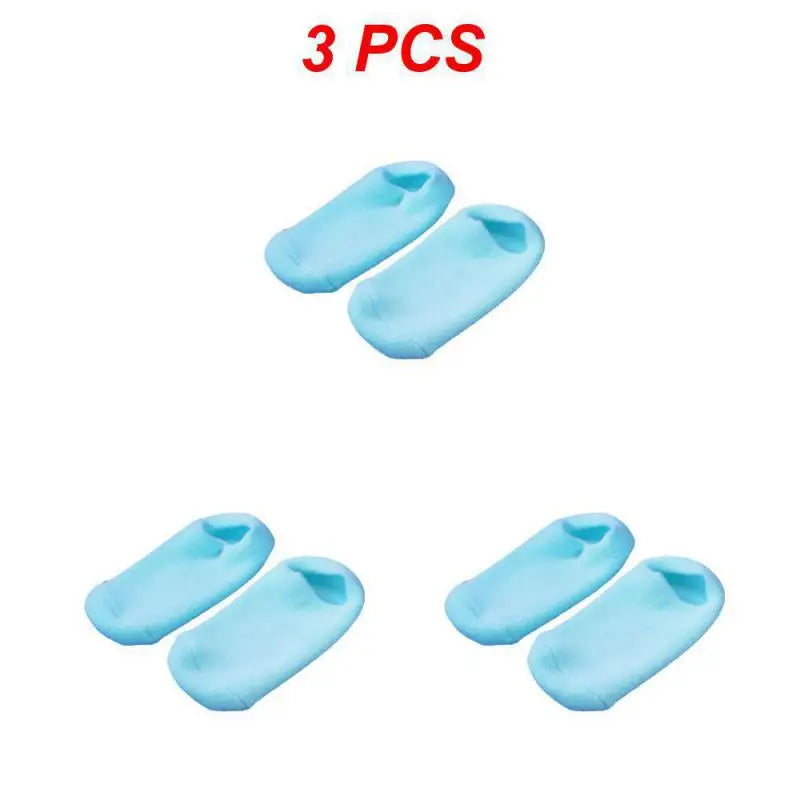 Reusable Spa Gel Socks Moisturizing Whitening Exfoliating