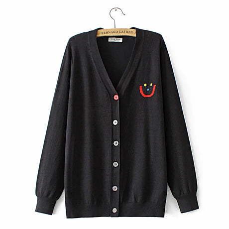 Plus Cardigan Women Clothing High Strecth Slim