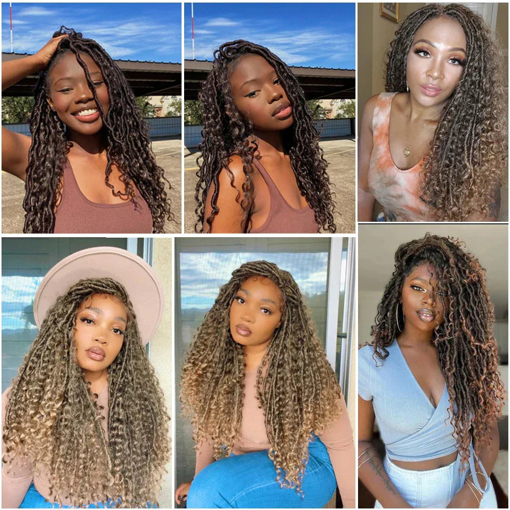 Tress Braided Wigs Lace Front Wig For Black