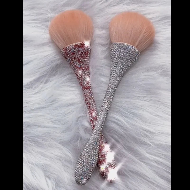 Gold Diamond Makeup Brushes Cosmetic Makeup Brushes