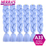 Jumbo Ombre Braids - Black, Brown, Blue, Pink