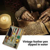 Retro Feather Pen Writing Ink