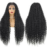 Long Full Lace Front Wigs Boho Cornrow Box