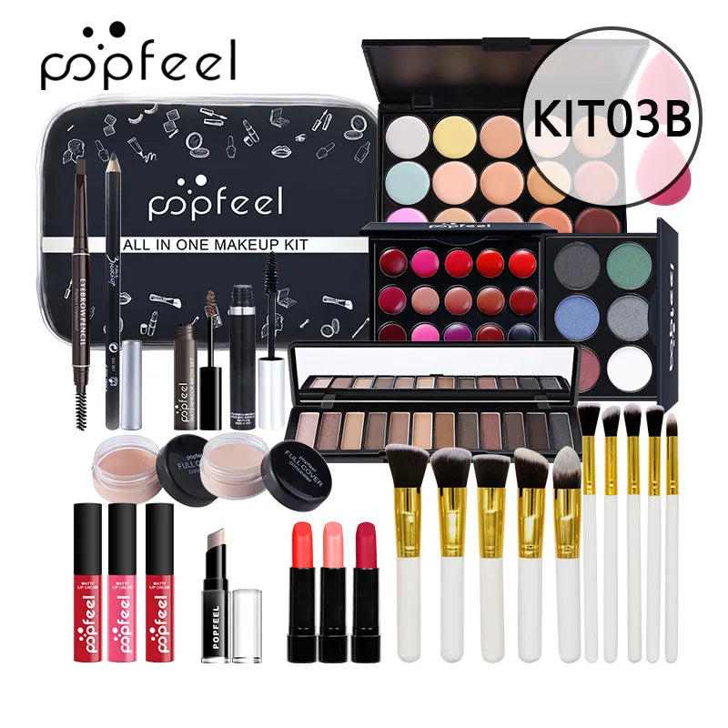 Popfeel All In One Makeup (Eyeshadow, Ligloss,