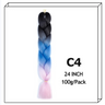 Synthetic Long Jumbo Ombre Braiding Hair For Women