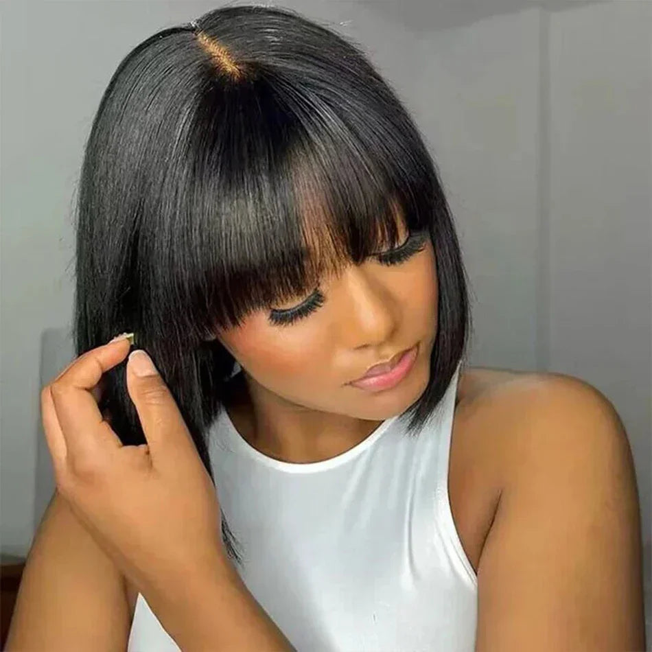 Middle Part X Hd Lace Wig Bone Straight