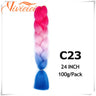 Pink Ombre Jumbo Braids Hair Extensions
