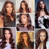 Body Wave Brown Glueless X Hd Lace Frontal