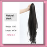 As Long Wavy Straight Claw Clip On Ponytail