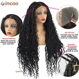 Boho Full Lace Front Wig Knotless Box Braided