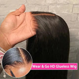 Wear Go Glueless Human Hair Wig Bob Short