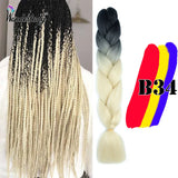 Wonderlady Color Long Colored Braiding Hair Jumbo Braids