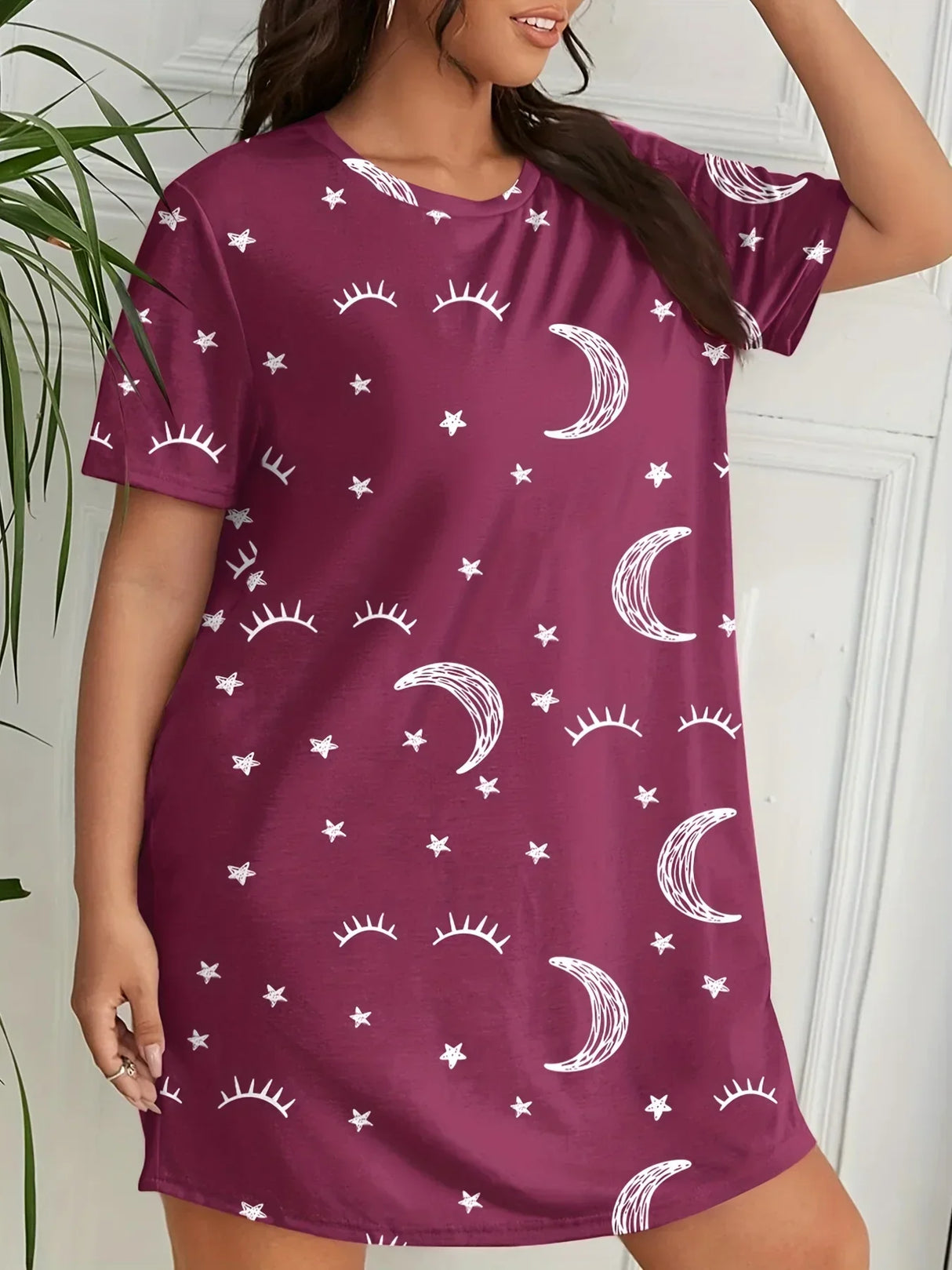 Women' Home Sleeping Dresses Oversized Size Dresses Fashion