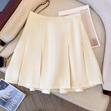 Plus-Size Women'S Summer Casual Skirt Pure Color Belt