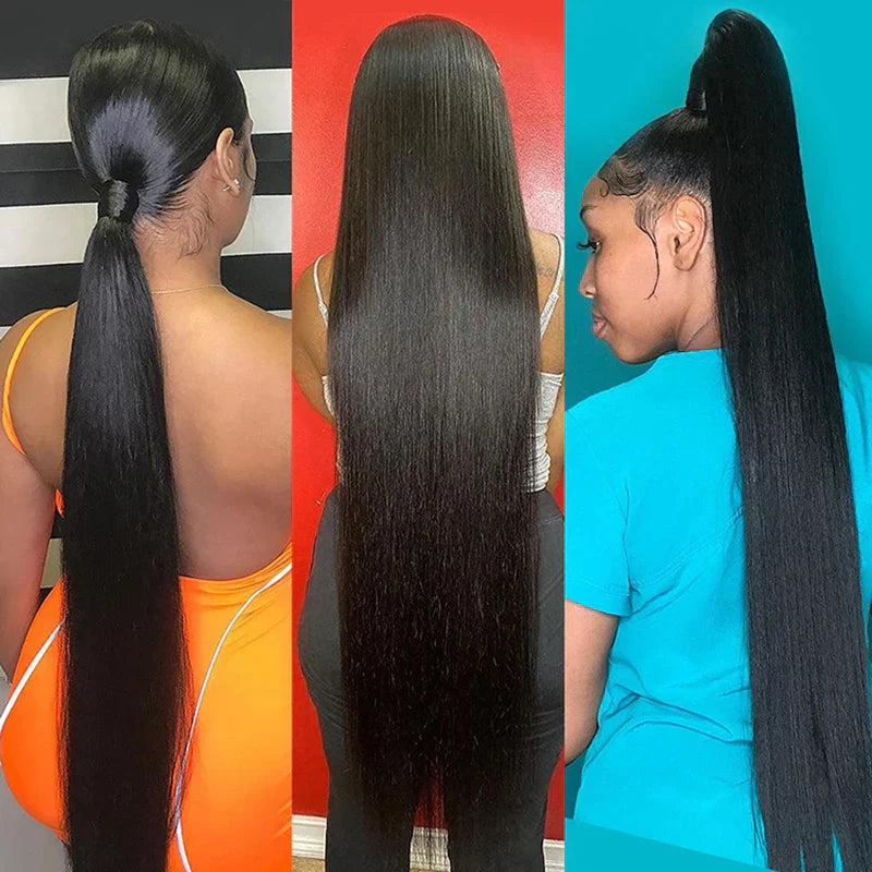 Human Hair Bundles Natural Black Color Brazilian Hair