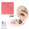 Mini Portable Folding Travel Pocket Makeup Mirror With