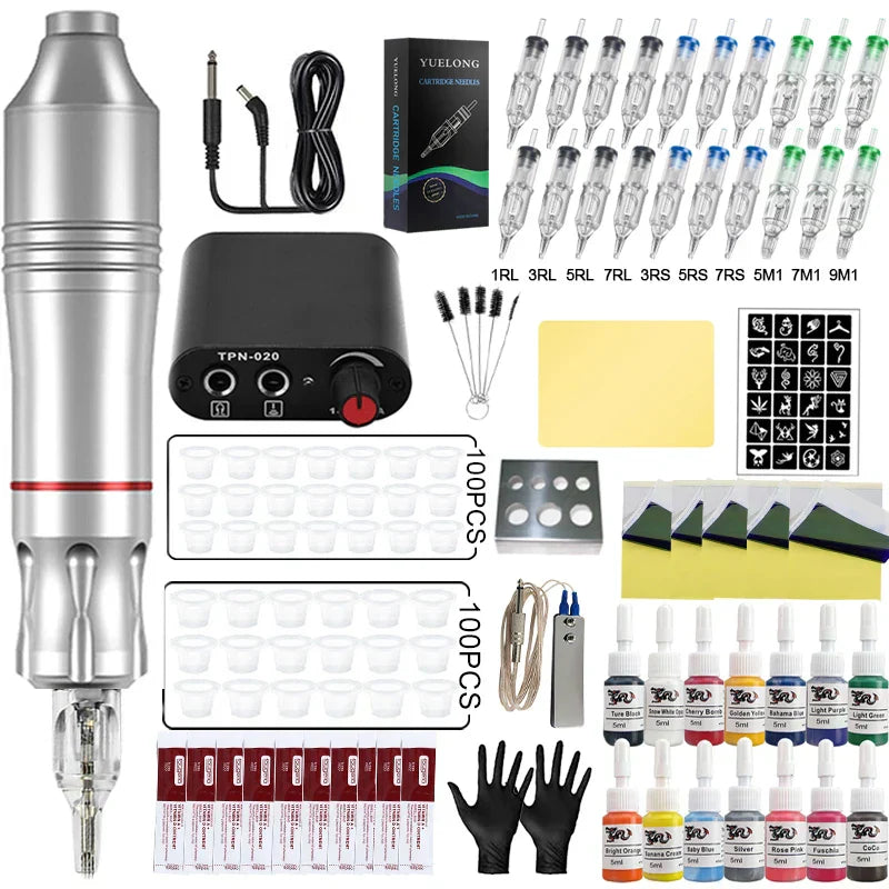 Tattoo Machine Kits Tattoo Power Supply Rotary Pen