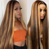 Tewjig Highlight Ombre Hair  Lace Front
