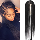 Viyskur Inches Full Lace Front Knotless Box Braided
