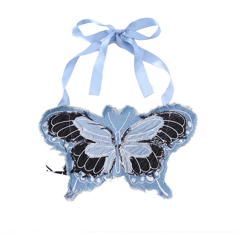 Kids Street Dance Hip Hop Clothing Suit Denim