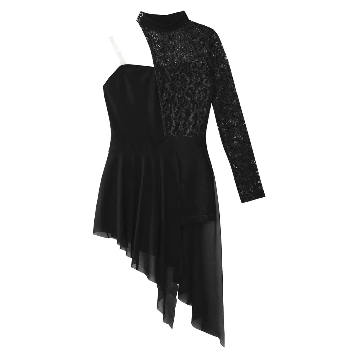Kids Girls Modern Lyrical Dance Dress Figure Skating