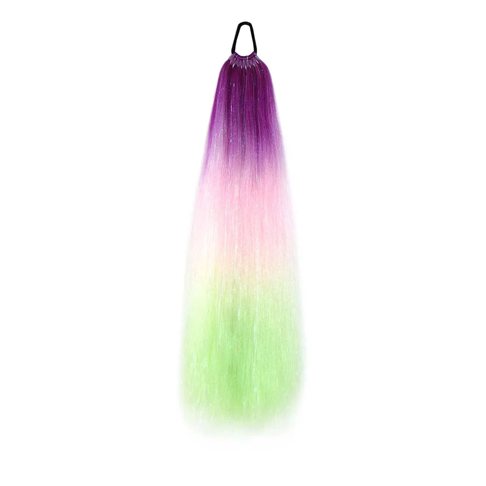 Yk Jumbo Ponytail Hair Extensions With Tinsel Hair