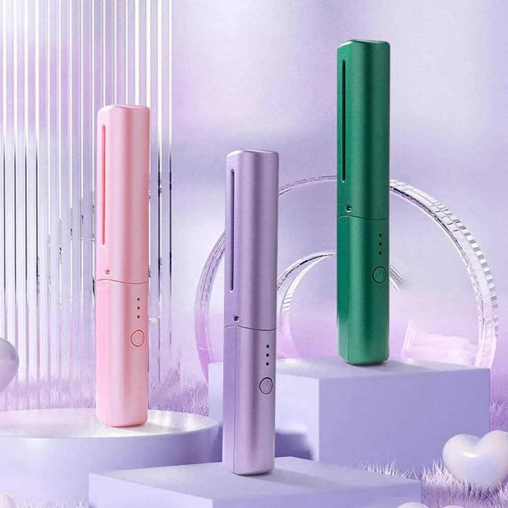 In Lazy Wireless Hair Hot Comb Mini Rechargeable