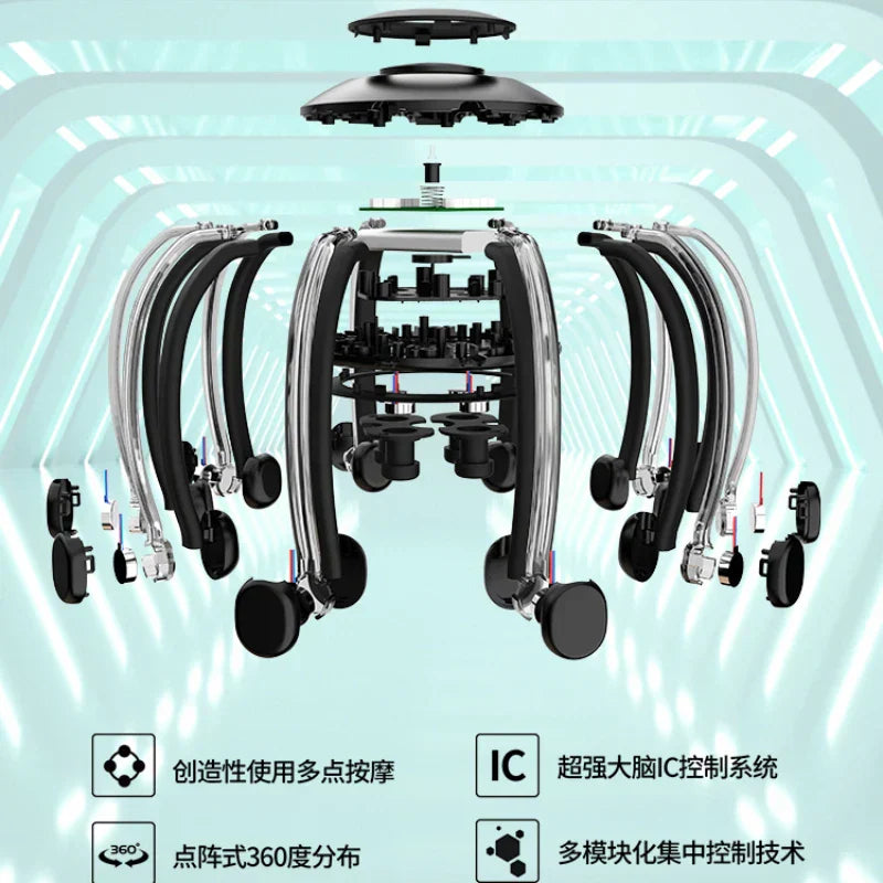 Head Massager Mo Instrument Electric Automatic Meridian Dredging