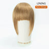 Human Hair Bangs Clips D Blunt Cut Natural