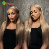 Light Ash Blonde Colored Glueless Wear Go 13X4