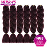 Jumbo Ombre Braids - Black, Brown, Blue, Pink
